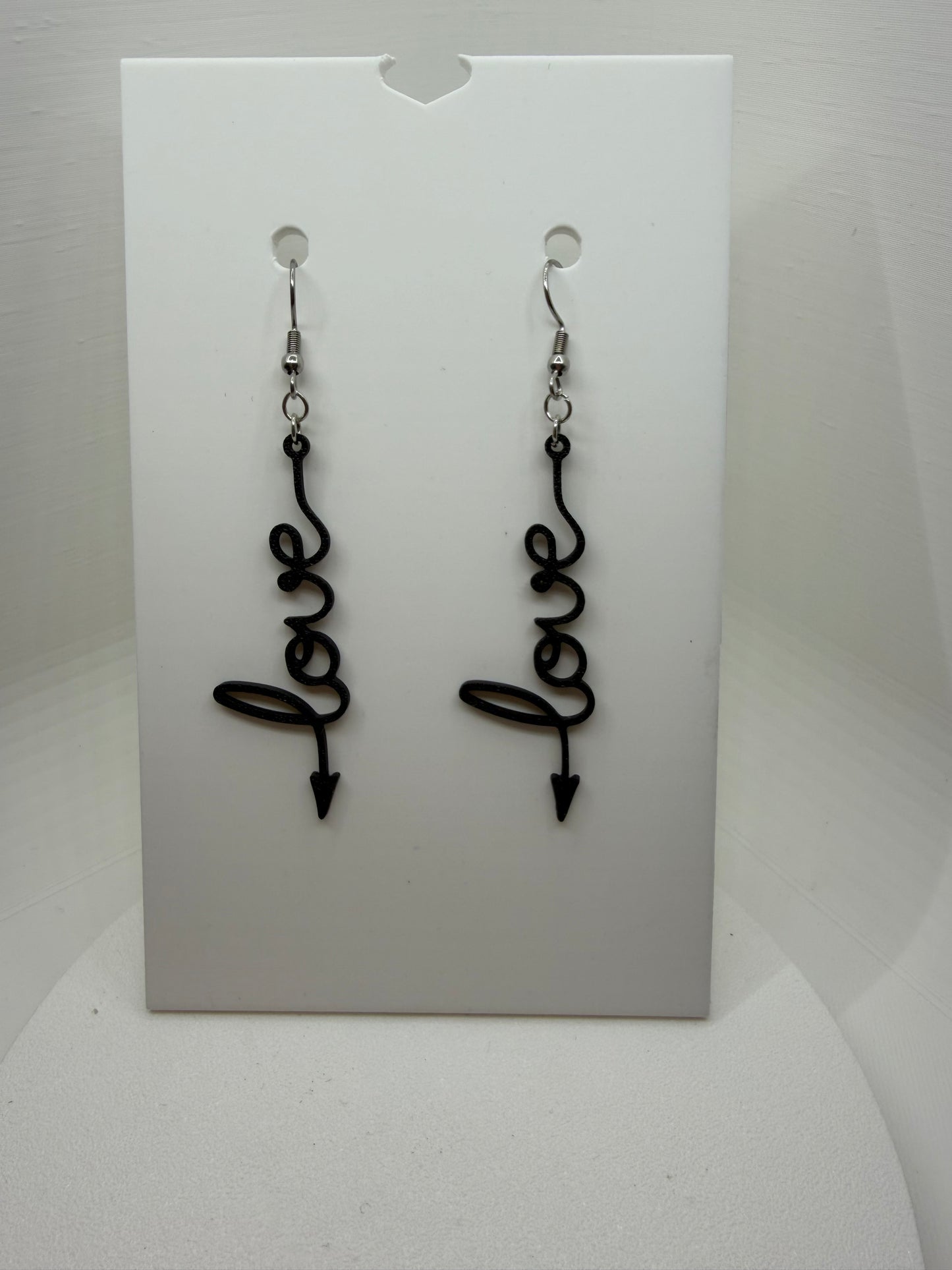 Love Script Earrings
