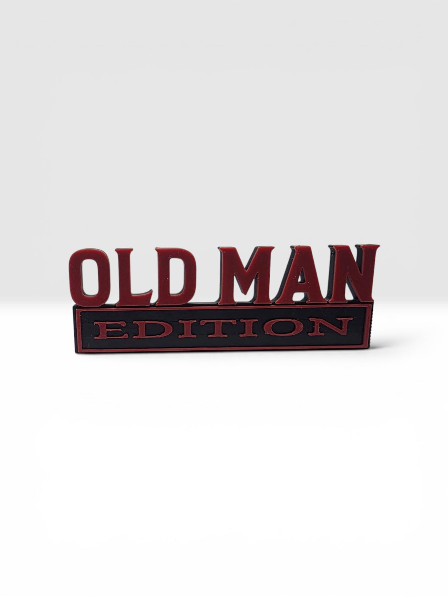 Old Man Edition Car Magnet — Earned Every Gray Hair
