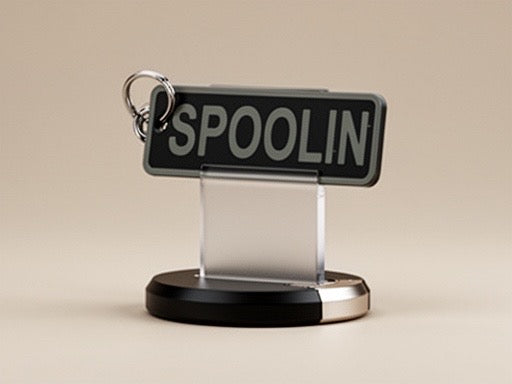 Spoolin' & Toolin' Keychain