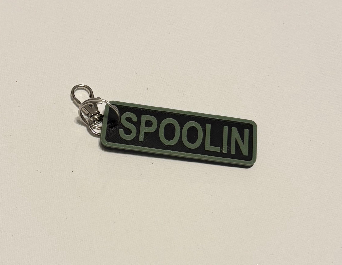Spoolin' & Toolin' Keychain