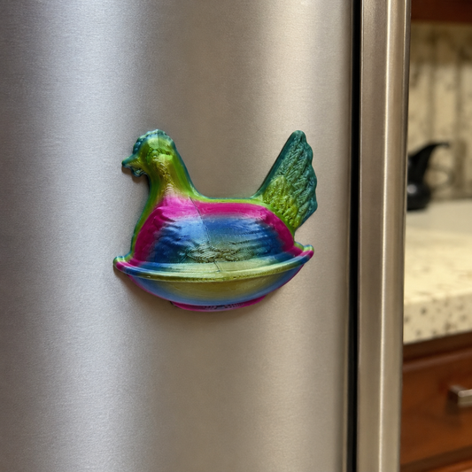 Hen On Nest Kitchen Magnet