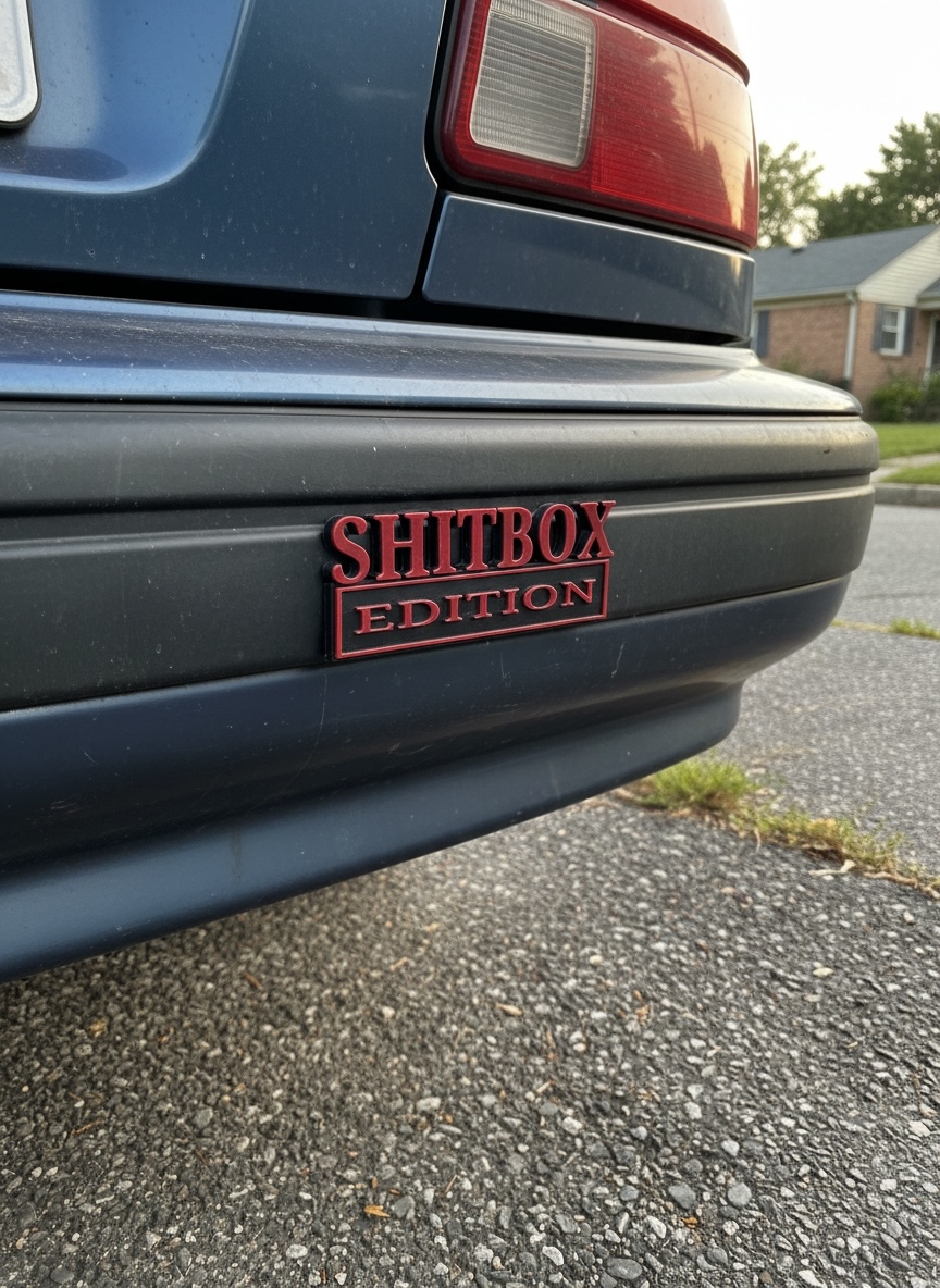 Shit Box Edition Car Magnet