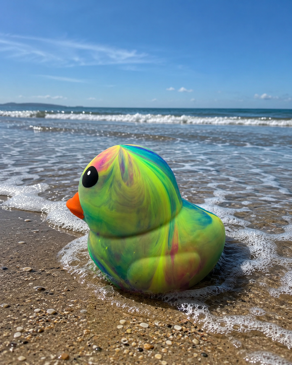 Sunny Days Jumbo Squeezy Duck Squishy Stress Toy New With Tag