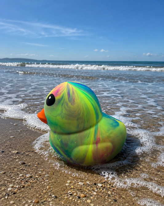 Sunny Days Jumbo Squeezy Duck Squishy Stress Toy New With Tag