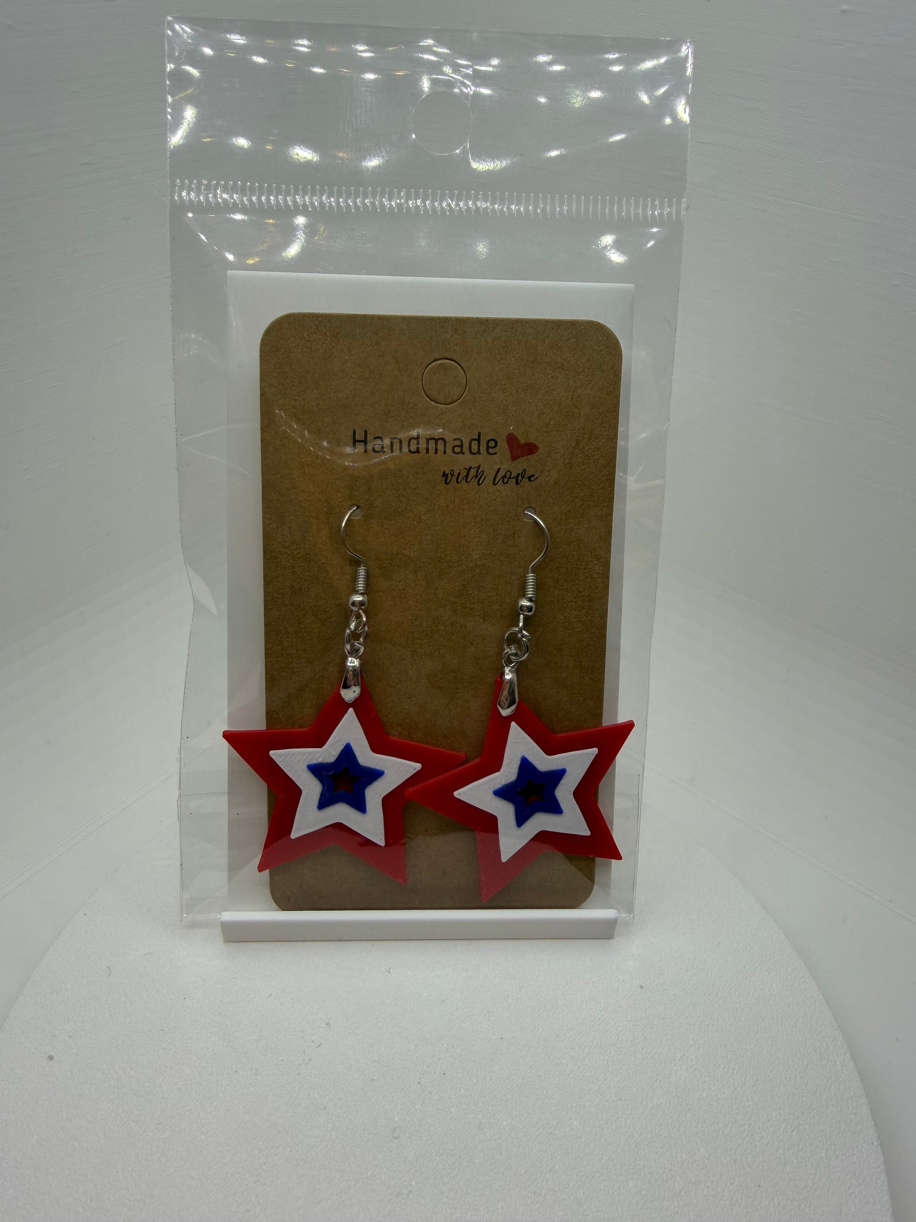 Patriotic Star Earrings