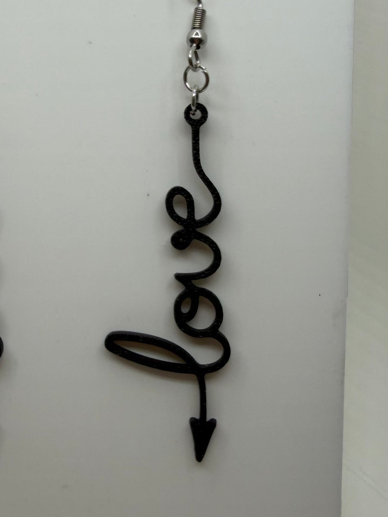 Love Script Earrings