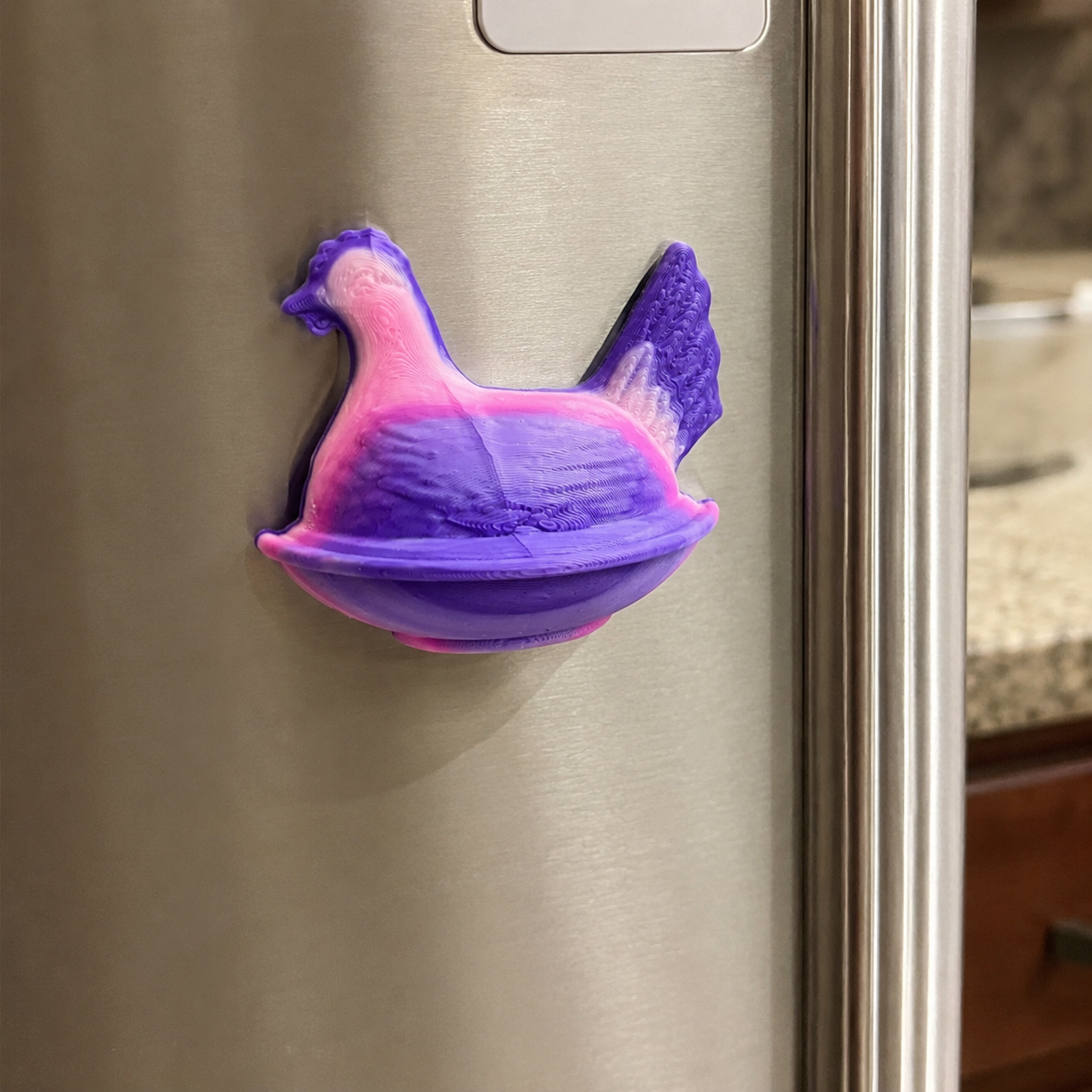 Hen On Nest Kitchen Magnet