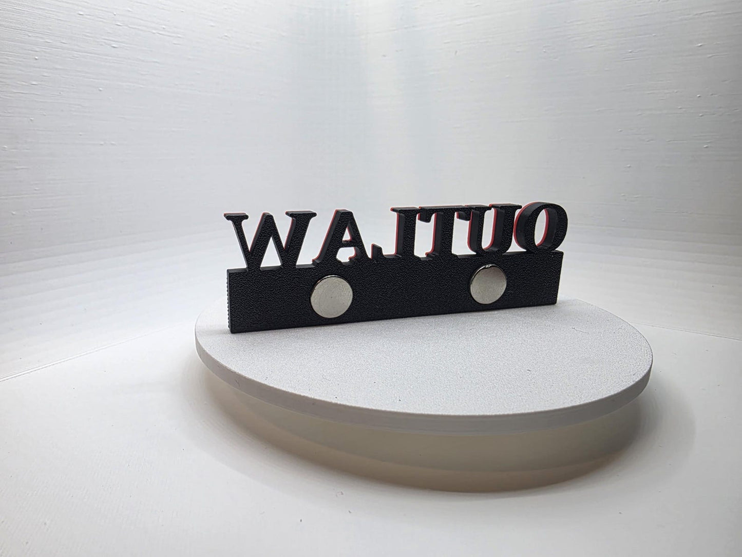 OUTLAW EDITION 3D Printed Toolbox Magnet – Red Black Garage Decor