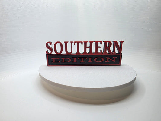 Southern EDITION Toolbox Magnet – 3D Printed Red Black Garage Decor – Mechanic Gift